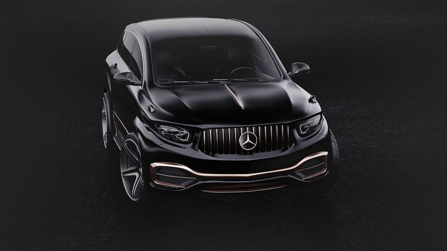 Mercedes-AMG GLS Coupe с альтернативным дизайном получился немного «растолстевшим»