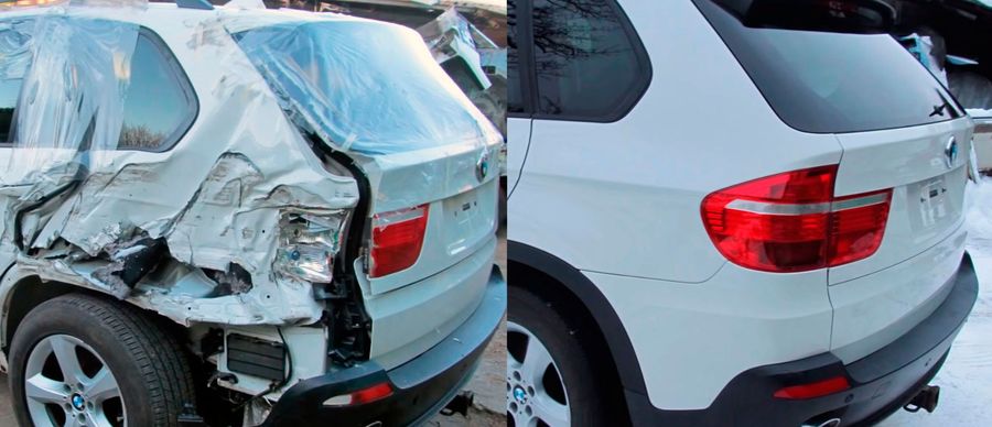 Посмотрите, как Артур Туссик восстанавливает серьезно разбитый BMW X5