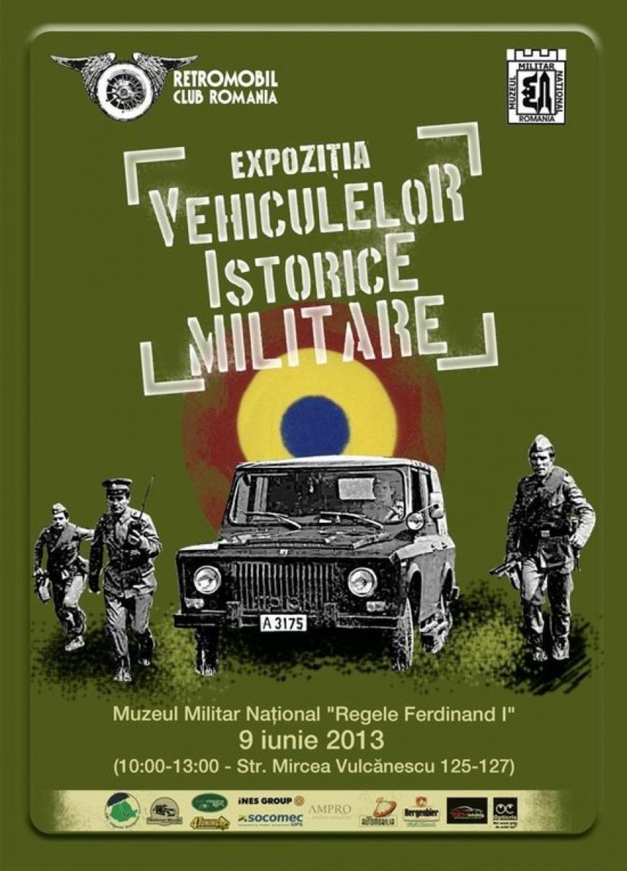 Retromobil Club Romania prezinta Expozitia Vehiculelor Istorice Militare