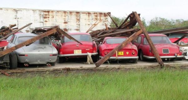 После урагана во Флориде обнаружена коллекция раритетных Ferrari