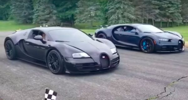 Битва, которую мы ждали: Bugatti Veyron Super Sport против Bugatti Chiron