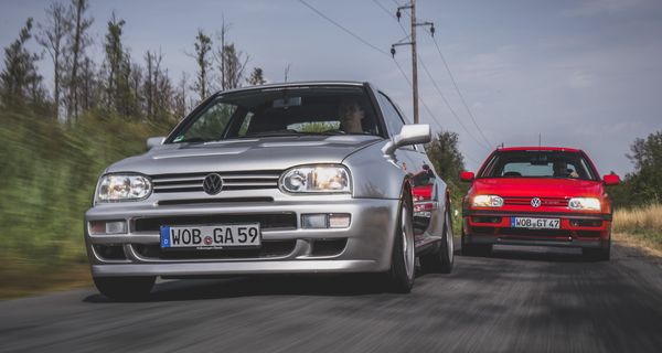 Volkswagen Golf A59, который должен был стать соперником Lancia и Mitsubishi на этапах WRC