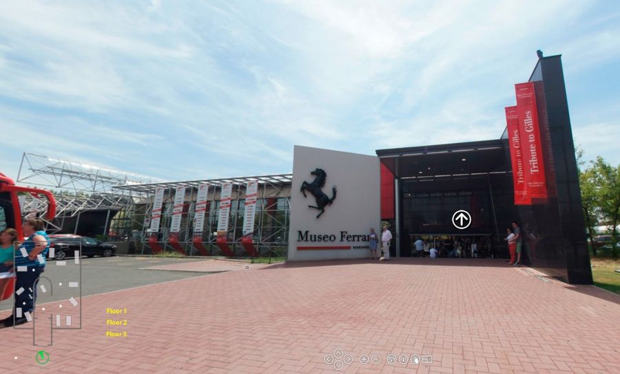 Виртуальный тур по Museo Ferrari Maranello . 