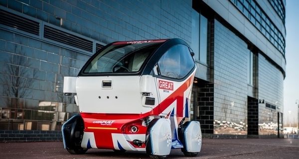 LUTZ Pathfinder. Автономный электромобиль для передвижения по тротуарам.