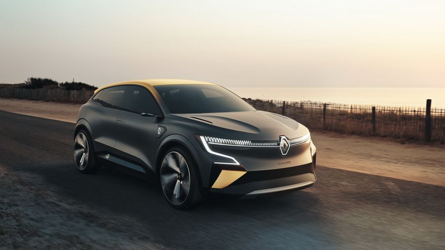 Renault Megane eVision Concept анонсировал будущий серийный электрохэтчбек