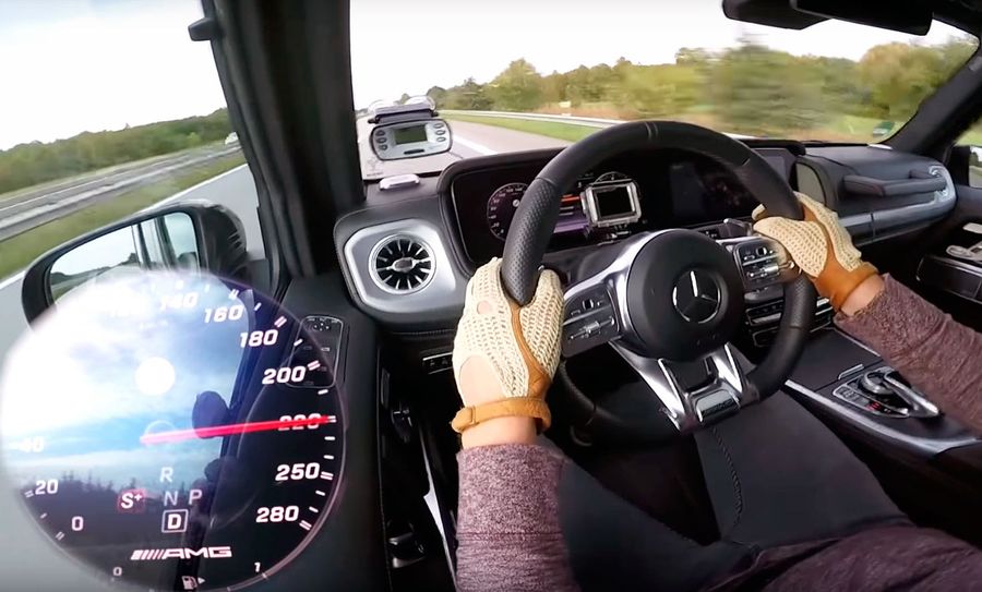 Посмотрите, как новый Mercedes-AMG G63 выстреливает до 245 км/ч за 35 секунд