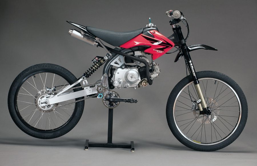 Внедорожный моторизированный велосипед - the Moped