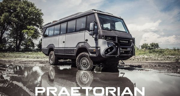 Внедорожный автобус Torsus Praetorian с ярким дизайном от украинских предпринимателей