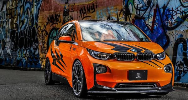 Апельсиновое настроение у BMW i3 от 3D Design