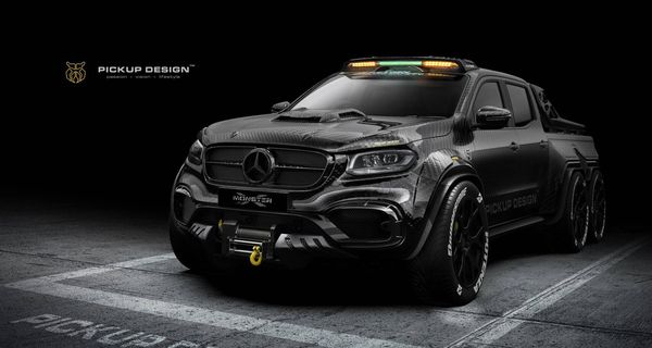 Ателье Carlex Design превратило Mercedes-Benz X-класса в трехосный гоночный пикап Exy Monster X Concept