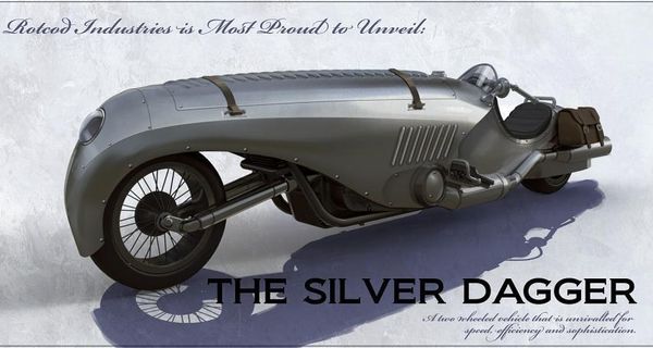 The Silver Dagger - мотоцикл-пистолет