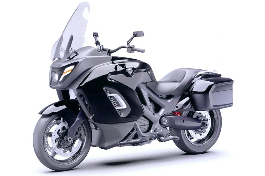 «Президентский» мотоцикл Aurus засветился на патентных изображениях