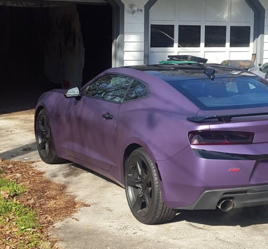 Unique Purple 2016 Chevrolet Camaro SS.
