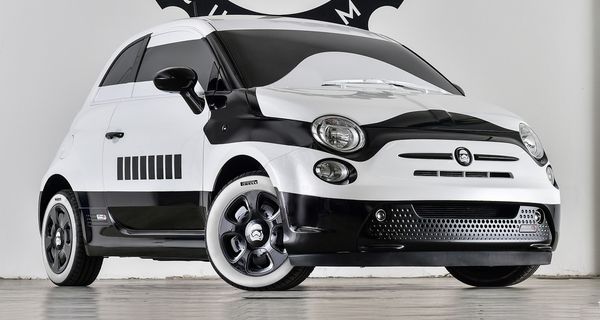 Fiat 500e stormtrooper: Звездновоинственный Fiat