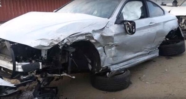 Посмотрите, как русский механик восстанавливает полностью уничтоженную BMW 4-серии