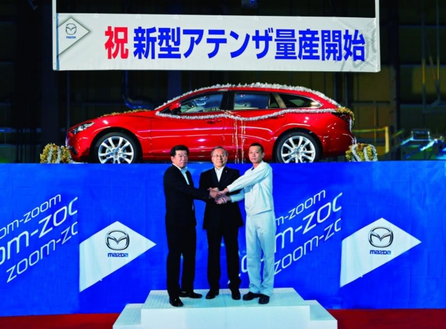 Production of All-New Mazda6 Begins at Hofu Plant