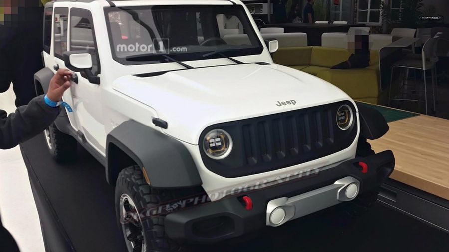 В сети частично раскрыли дизайн нового Jeep Wrangler