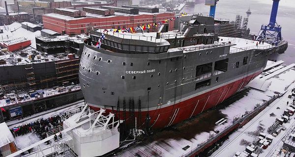 Российский арктический корабль «Северный полюс», вероятно, самое уродливое судно в мире