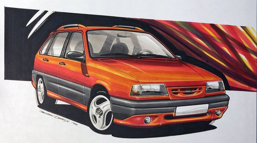 Посмотрите на варианты модернизации ИЖ-2126 середины 90-х от дизайнера АвтоВАЗа