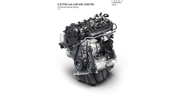 Новый мотор Audi TFSI 2.0 для A4 2016 года: 190 л.с., расход - менее 5 л на 100 км