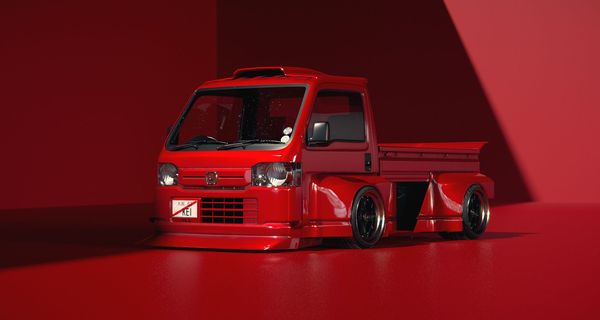 Мечта японских тюнеров: полюбуйтесь на самый спортивный и заниженный грузовичок Honda