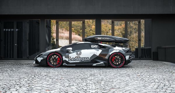 Широченный и по-настоящему дикий Lamborghini Huracan Йона Олссона