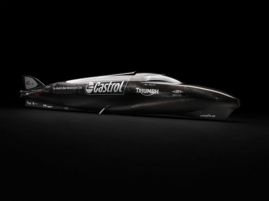 Мотоцикл Castrol Rocket постарается побить рекорд скорости 650 км/ч