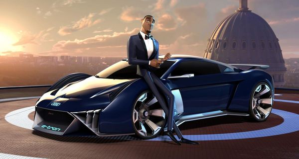 Audi создал виртуальный концепт RSQ e-tron для супергеройского мультфильма