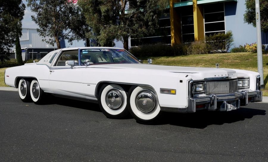 Eight-wheeled 1977 Cadillac Eldorado heads to auction