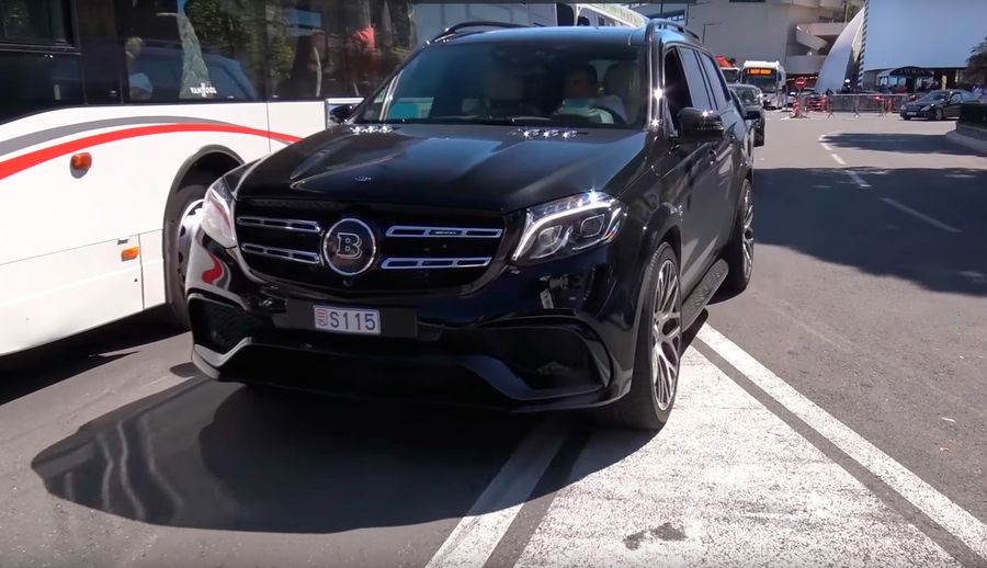 Mercedes Brabus GLS 63 cамый громкий внедорожник в Монако