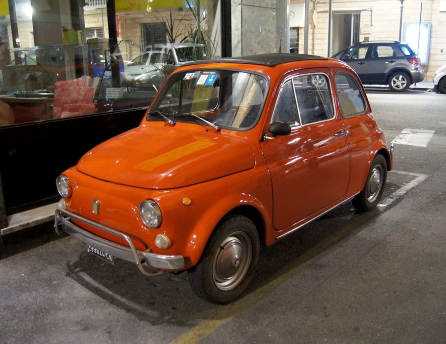 Fiat 500 &quot; в роскошном&quot;. Fiat 500 Luso.