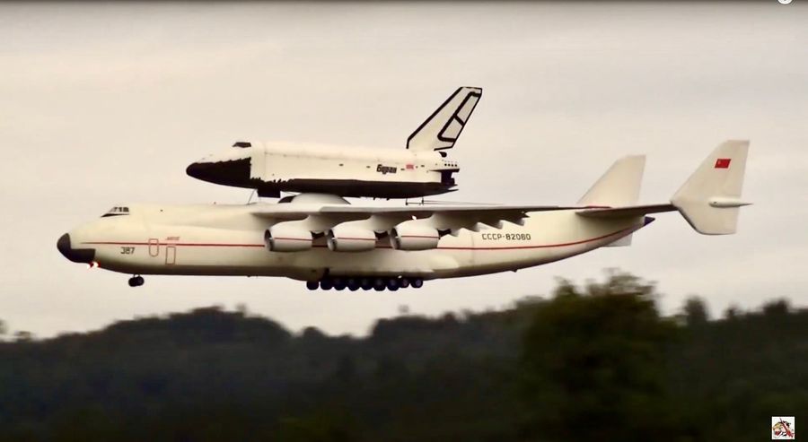 Посмотрите на запуск «Бурана» с самолета Ан-225 в масштабе 1:25
