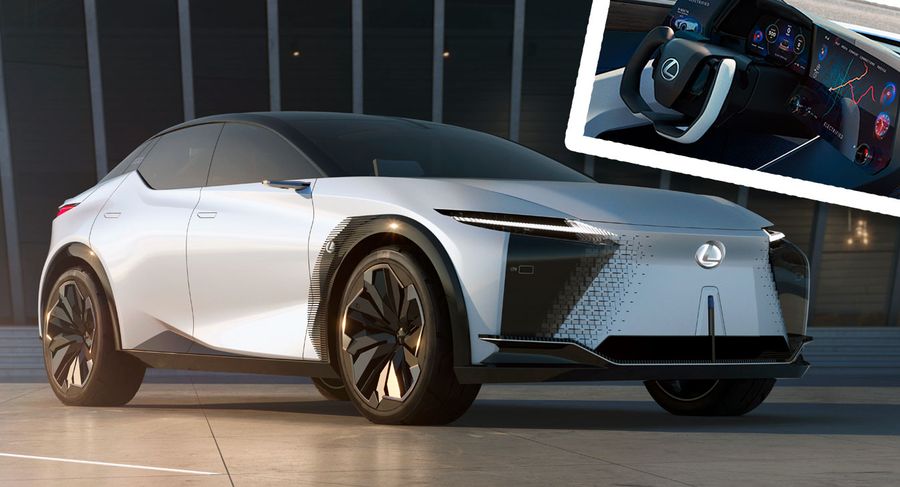 544 сил и 600 км без подзарядки: Lexus представил концепт своего первого электрического кросс-купе