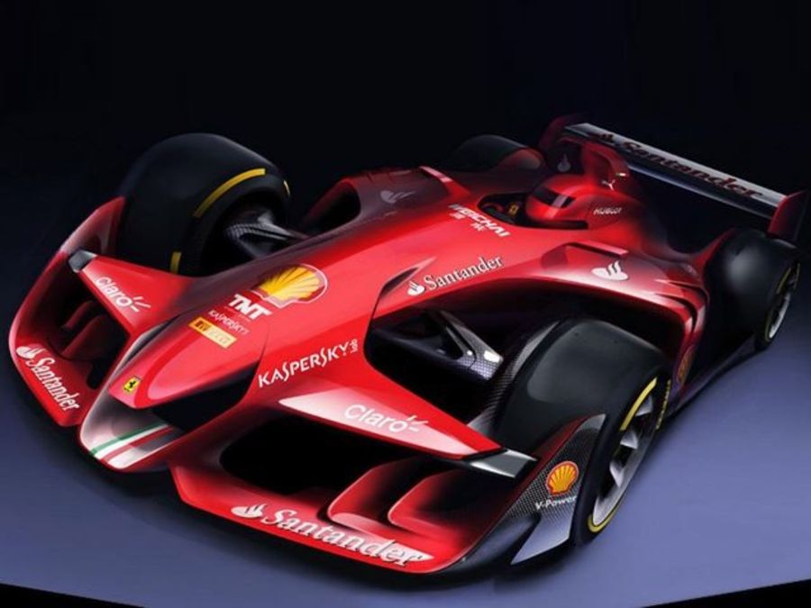 Ferrari показала футуристический болид будущего для чемпионата мира по кольцевым автогонкам.