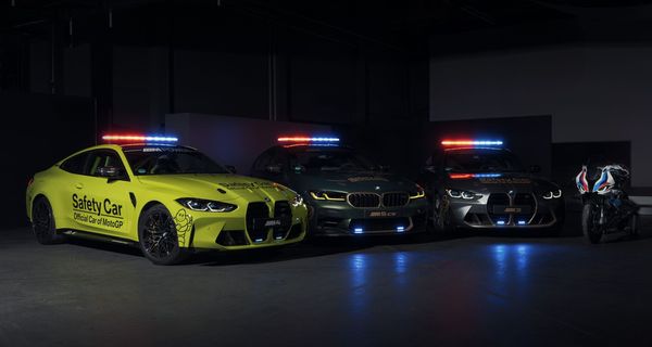 BMW представил особые автомобили для Moto GP (а вместе с ними и супербайк!)