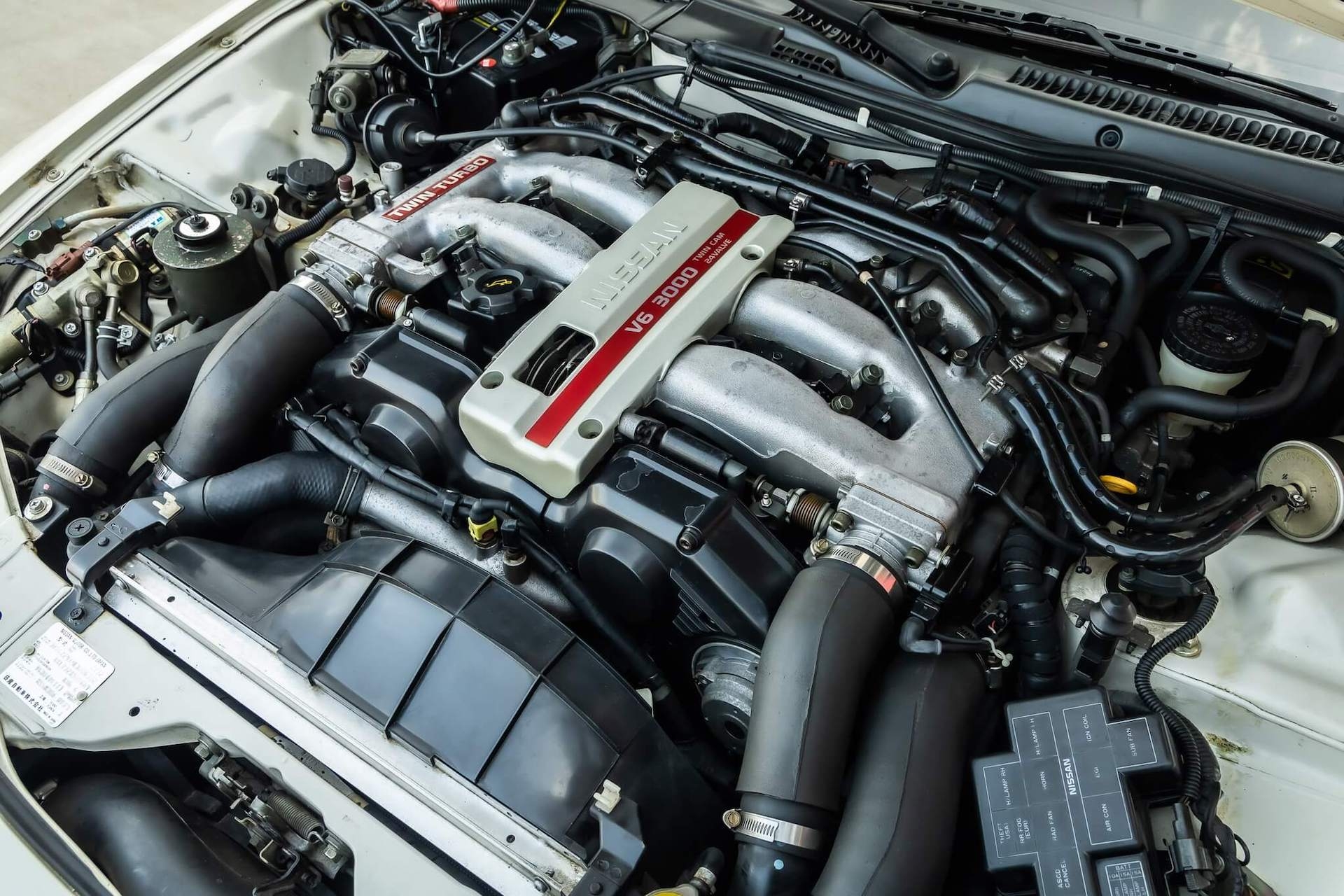 300zx twin turbo engine bay