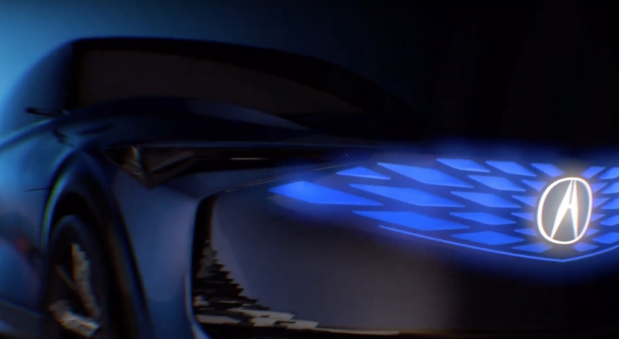 Электрический кроссовер Acura Precision EV показали в коротком видео-тизере
