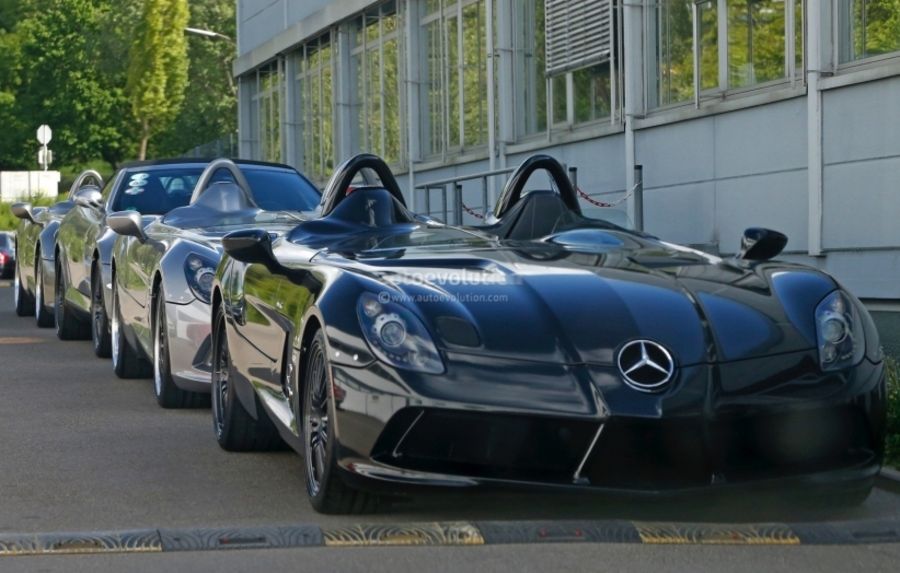 Spionii foto au prins patru cele mai scumpe Mercedes din istorie