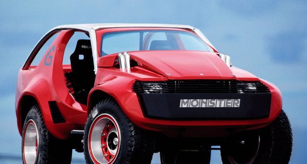 Полноприводный Sbarro Monster G с полностью кевларовым кузовом и колёсами от самолёта