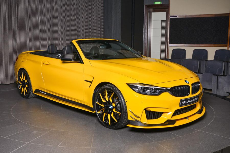 Желтый BMW M4 Cabrio с комплектом AC Schnitzer выставили на продажу в Абу-Даби