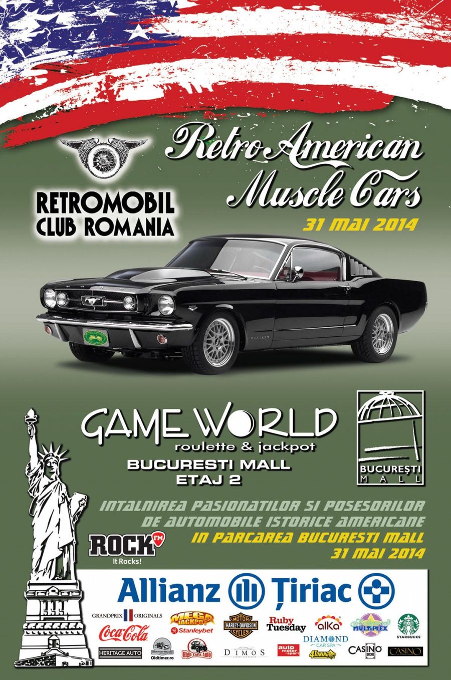 Retro American Muscle Cars