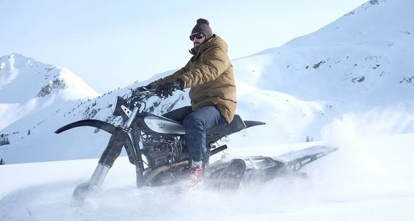Снегоцикл Yamaha HL500 как альтернатива снегоходам.