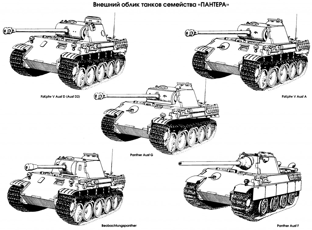 Пантера 2 танк чертеж