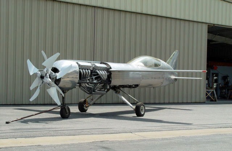 Самый быстрый поршневой самолёт, который никогда не летал — RP-4 с двумя V8