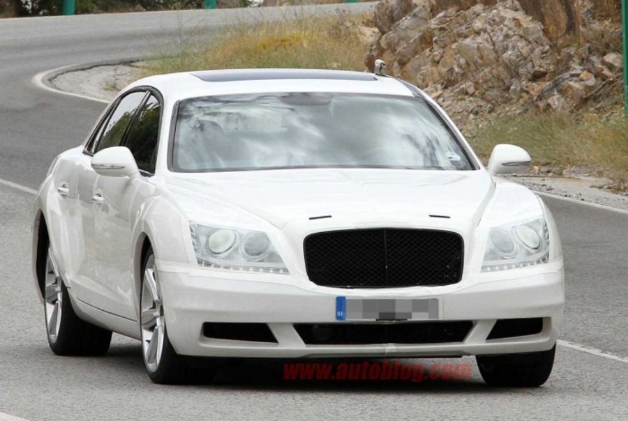 Bentley Continental Flying Spur caught at testing