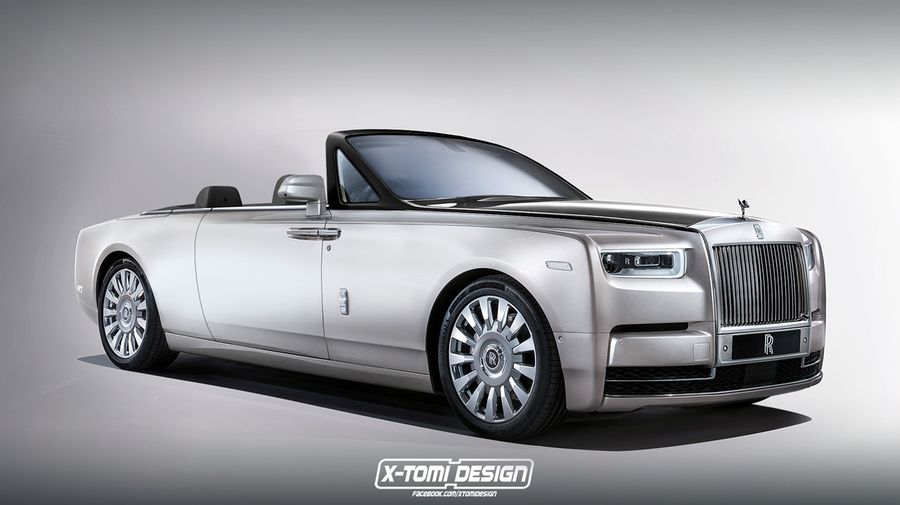 Пять виртуальных кузовных модификации Rolls-Royce Phantom от X-Tomi Design