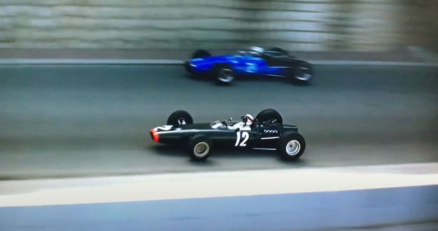 Посмотрите на улучшенную видеозапись с Гран-При Монако 1966 года