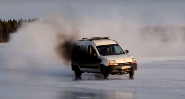 В Швеции попытались сделать Renault Kangoo для дрифта с 500-сильным двигателем