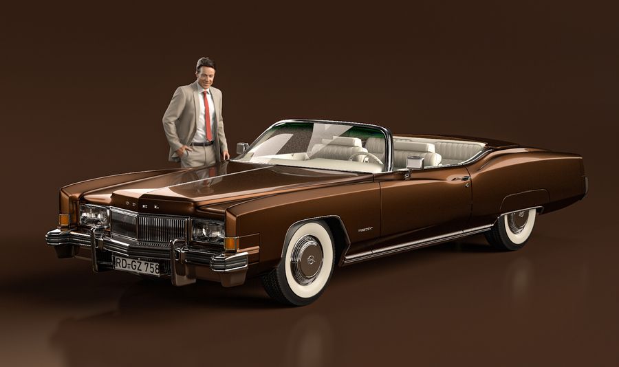 Таким был бы Cadillac Fleetwood Eldorado, если бы его продавали под маркой Opel в Европе