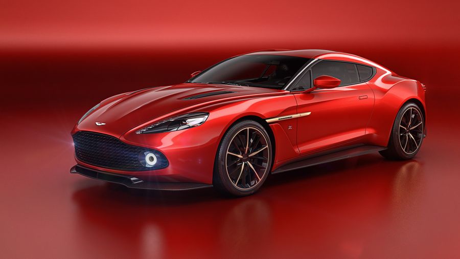 Новый концепт Aston Martin Vanquish Zagato, созданный для конкурса элегантности
